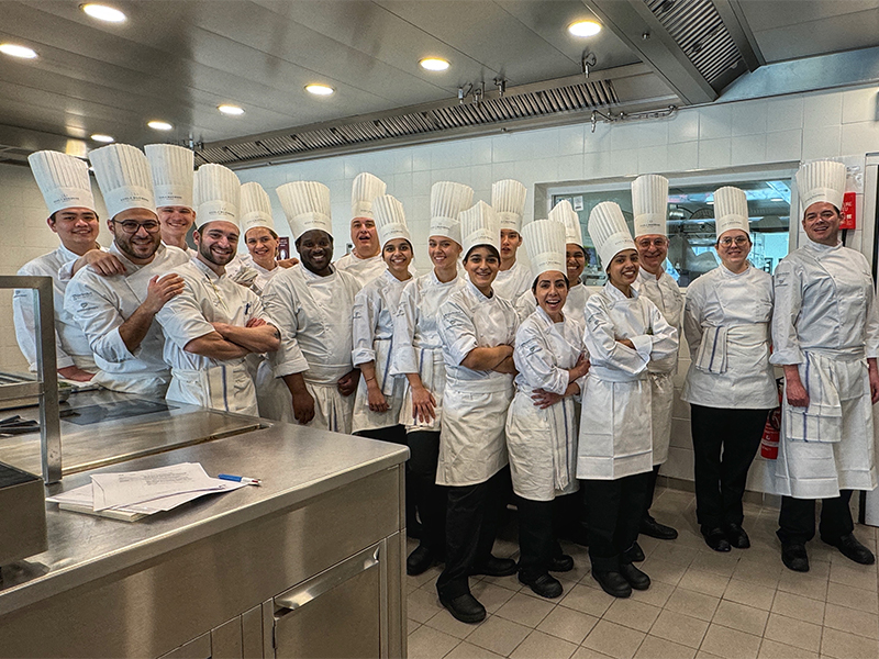 Learning to be a chef in France